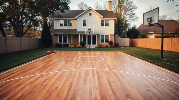 5 avantages clés d'un terrain de basket chez soi